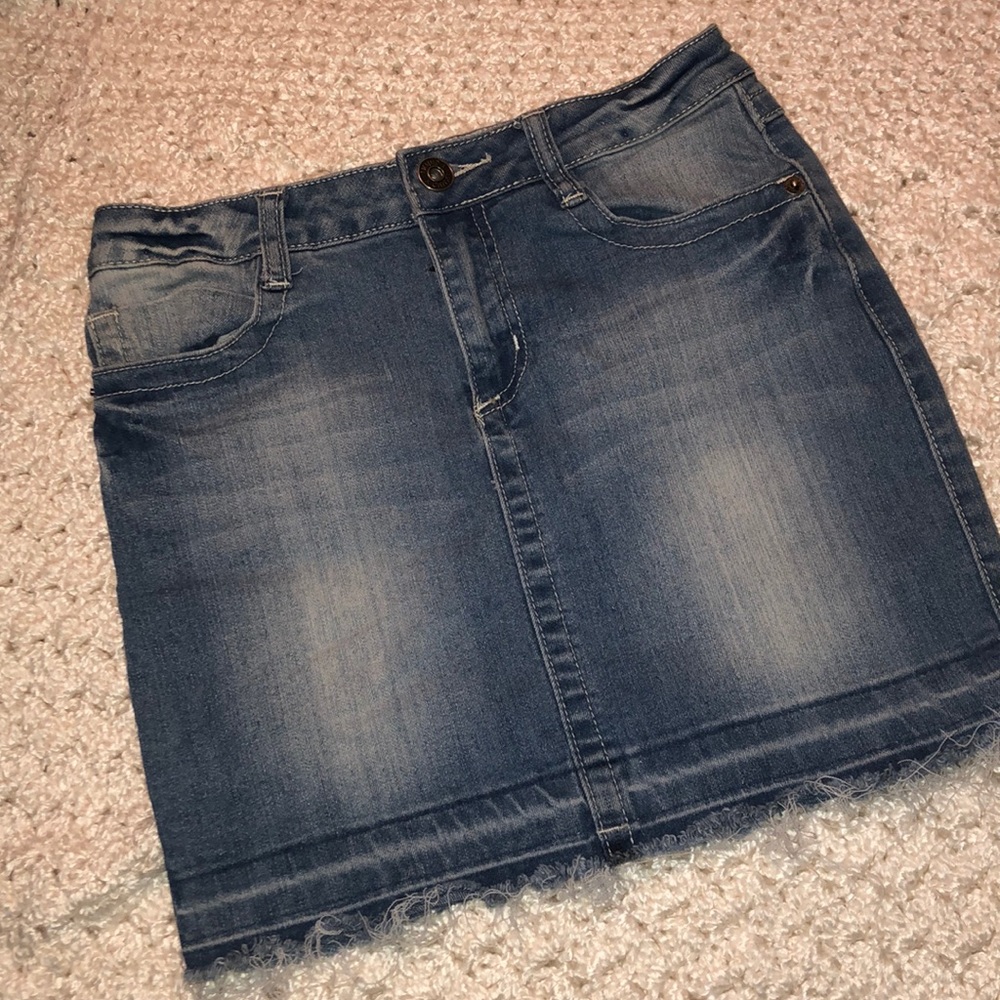 Liquid X Jean Skirt
